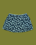 Vintage Hibiscus Floral Swim Skirt