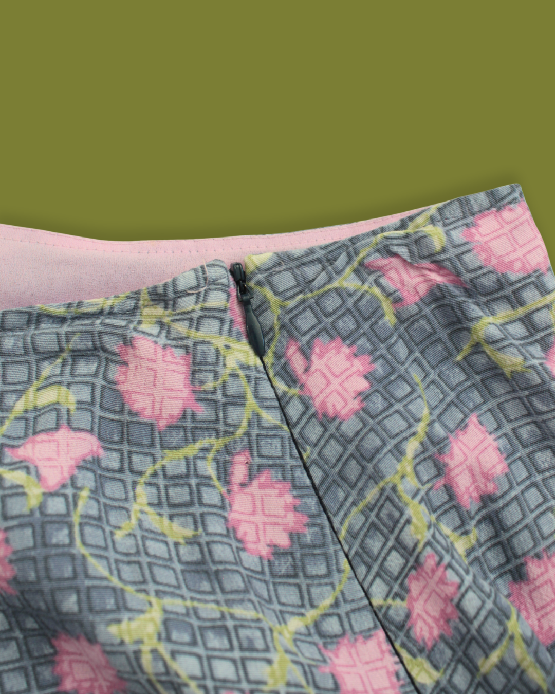 90s Floral Layered Maxi Skirt