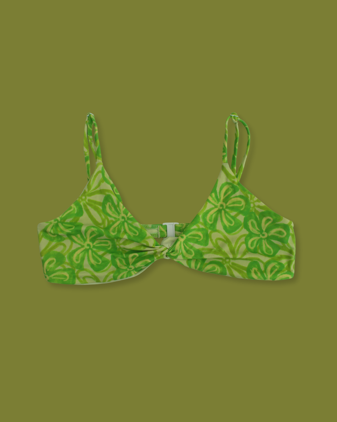 Tropical Floral Twist Bikini Set
