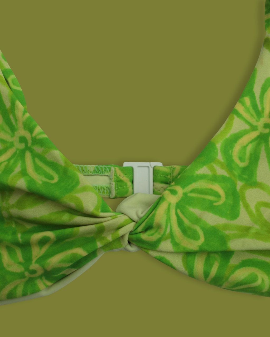 Tropical Floral Twist Bikini Set