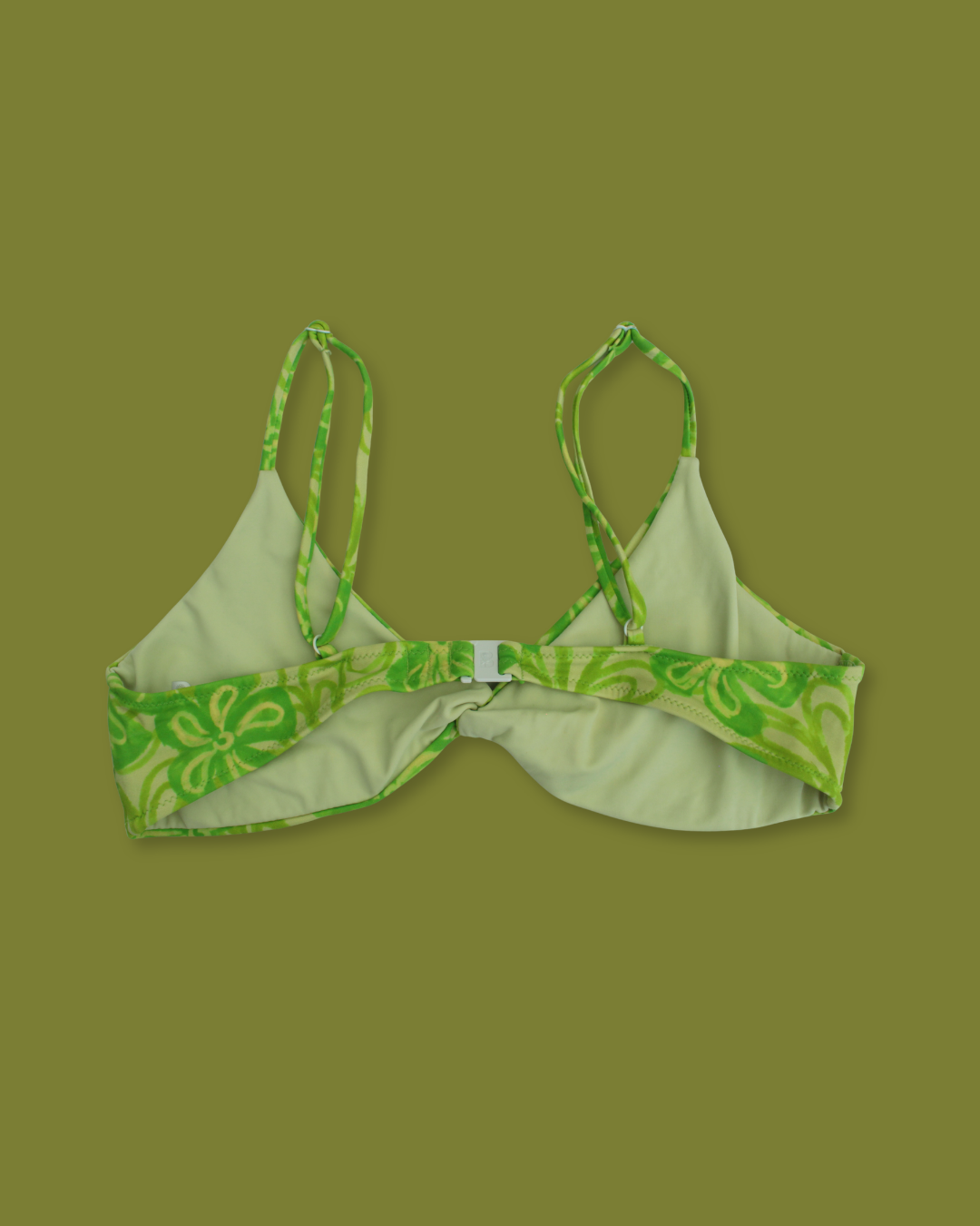 Tropical Floral Twist Bikini Set
