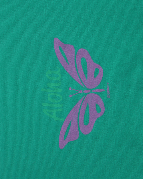 "Aloha" Butterfly Mermaid Fitted-tee