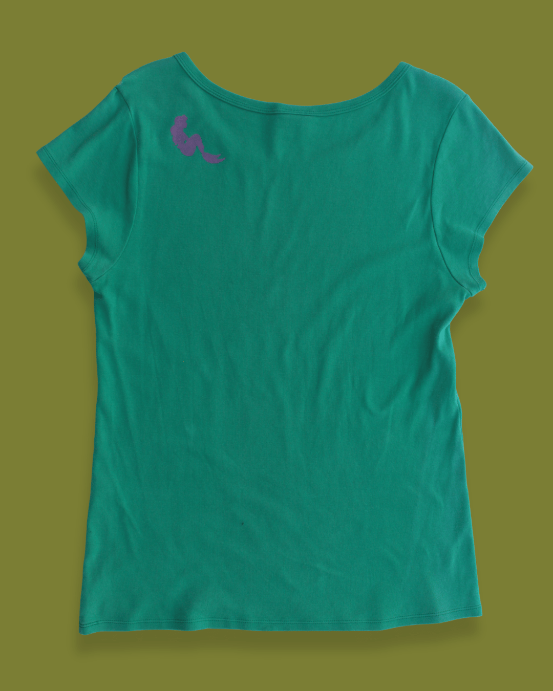 "Aloha" Butterfly Mermaid Fitted-tee