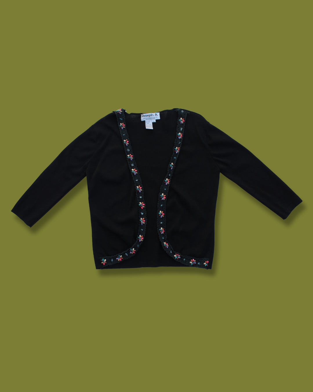 Beaded Multicolored Cardigan