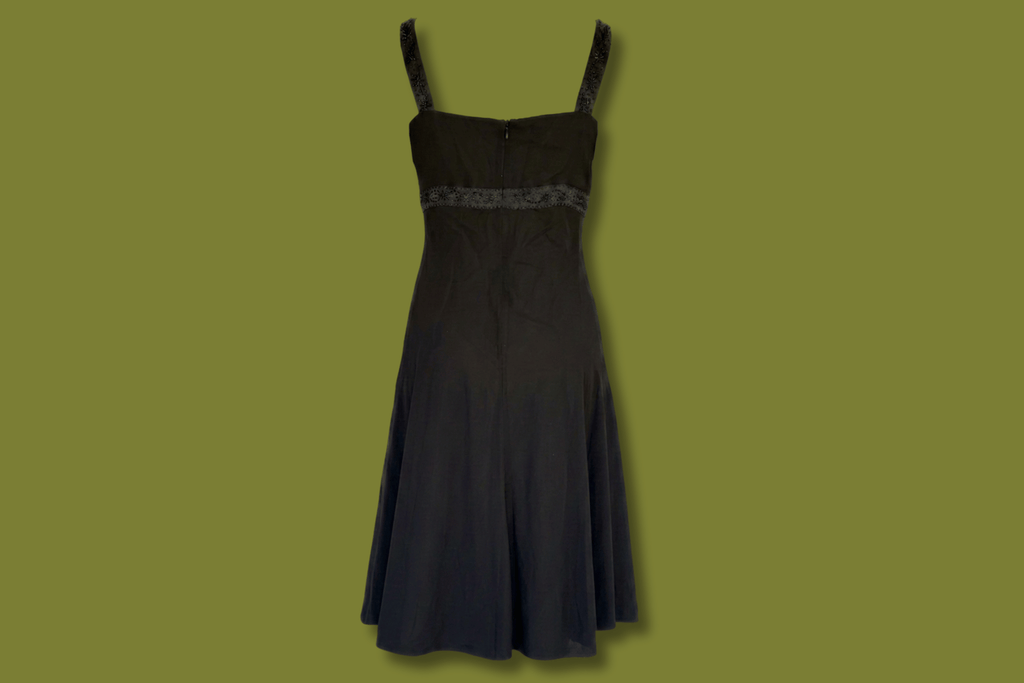 Beaded Sweetheart Midi Dress