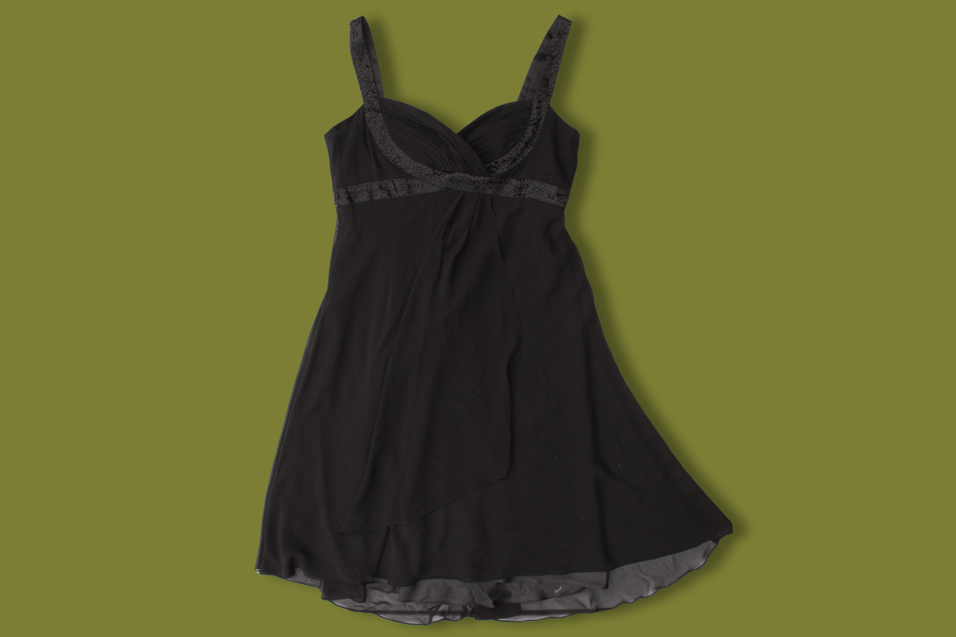 Beaded Sweetheart Midi Dress