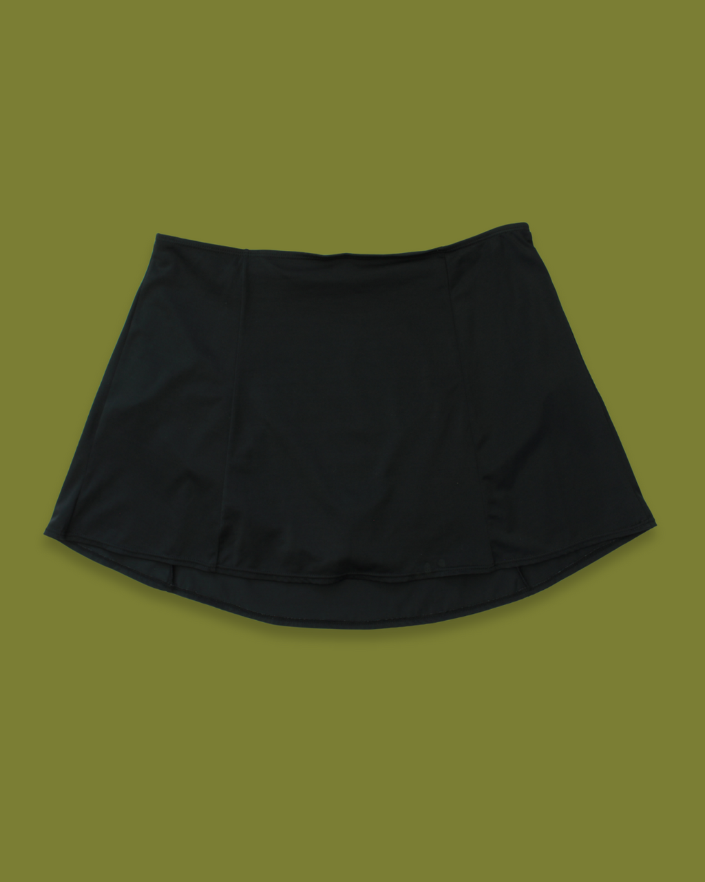 Black Plus Swim Skirt