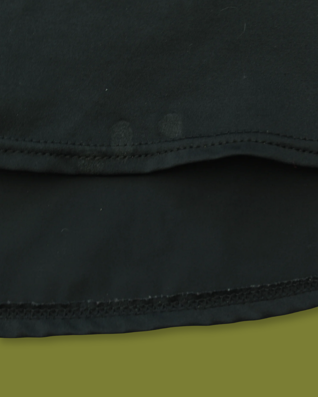 Black Plus Swim Skirt