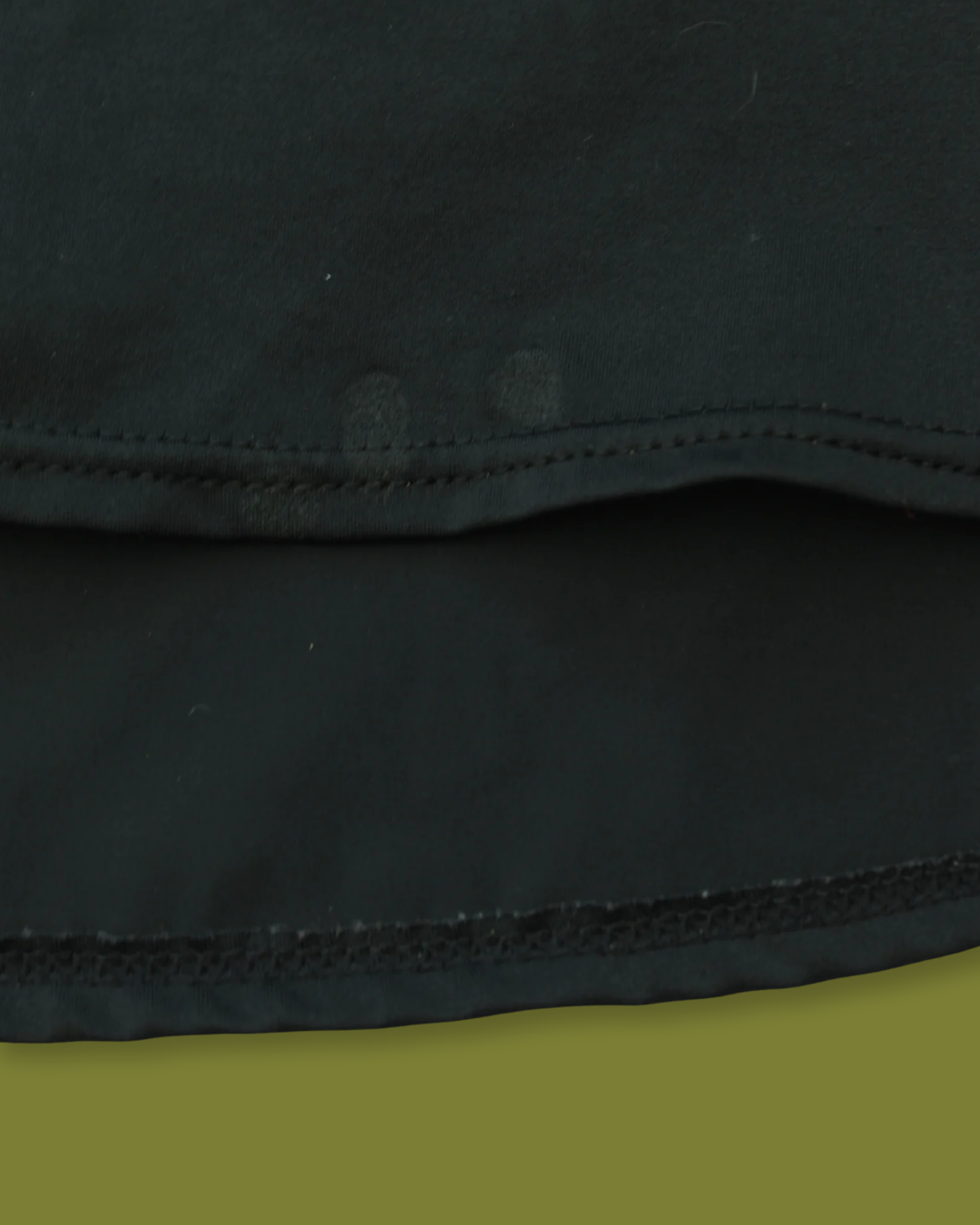 Black Plus Swim Skirt