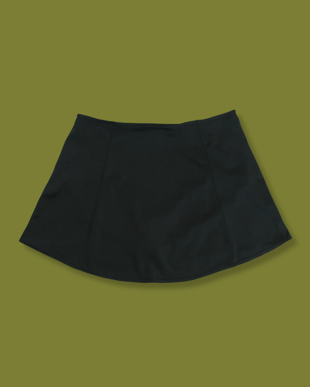 Black Plus Swim Skirt