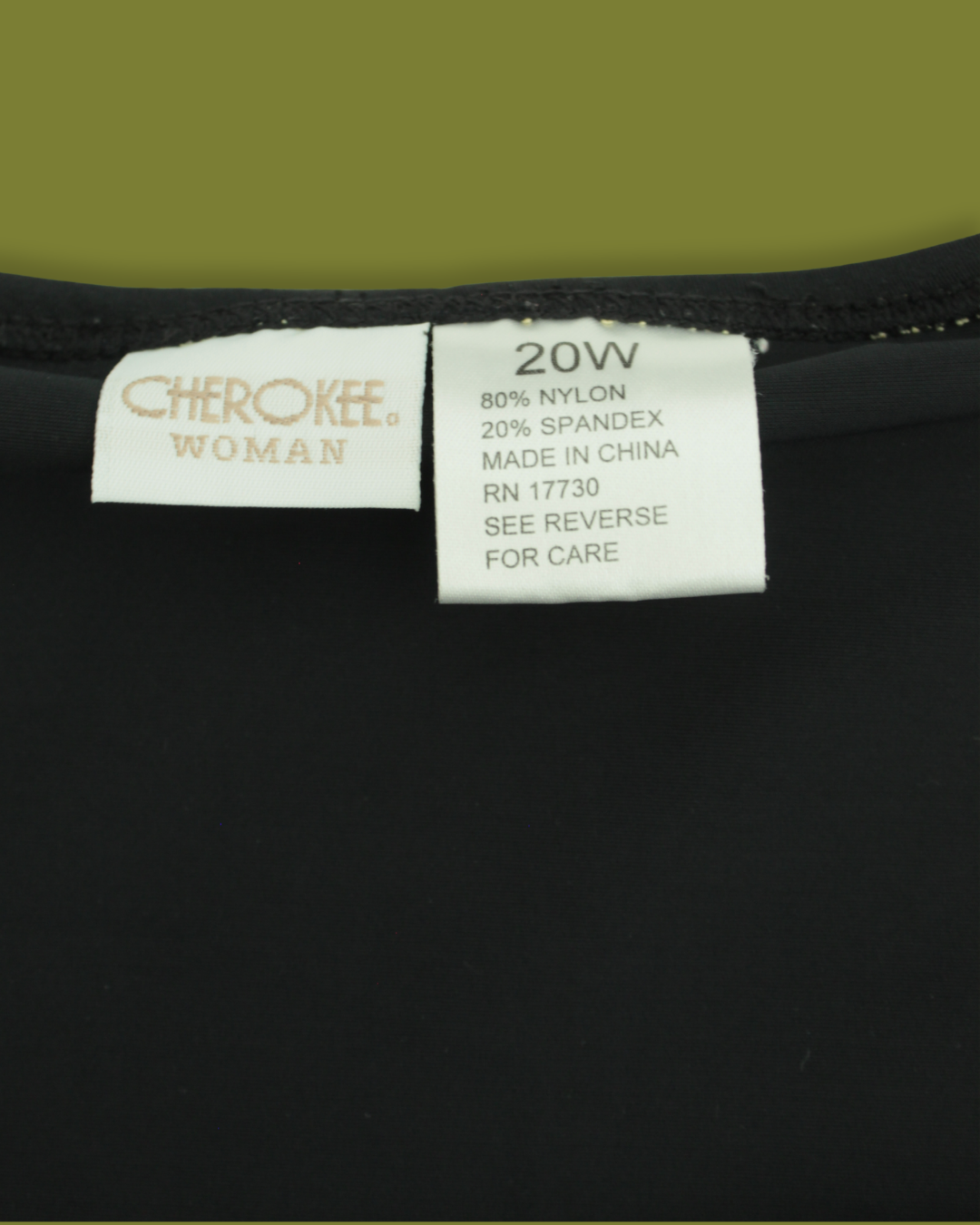 Black Plus Swim Skirt