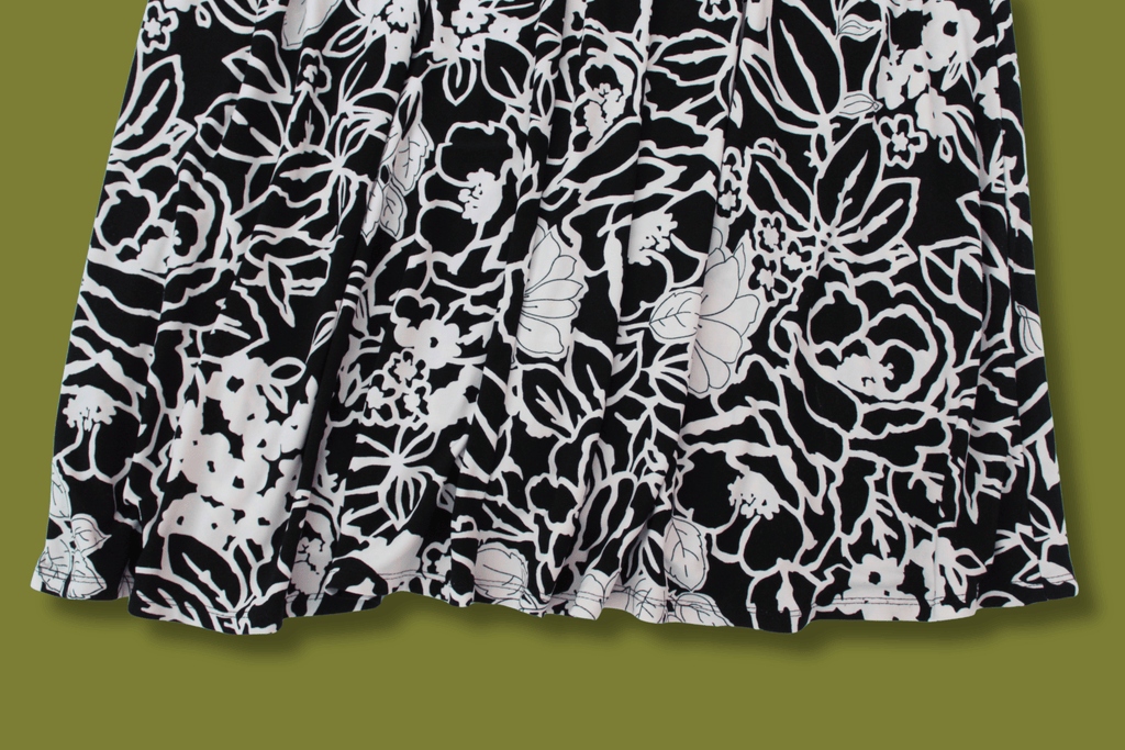 Floral Ruched Midi Dress