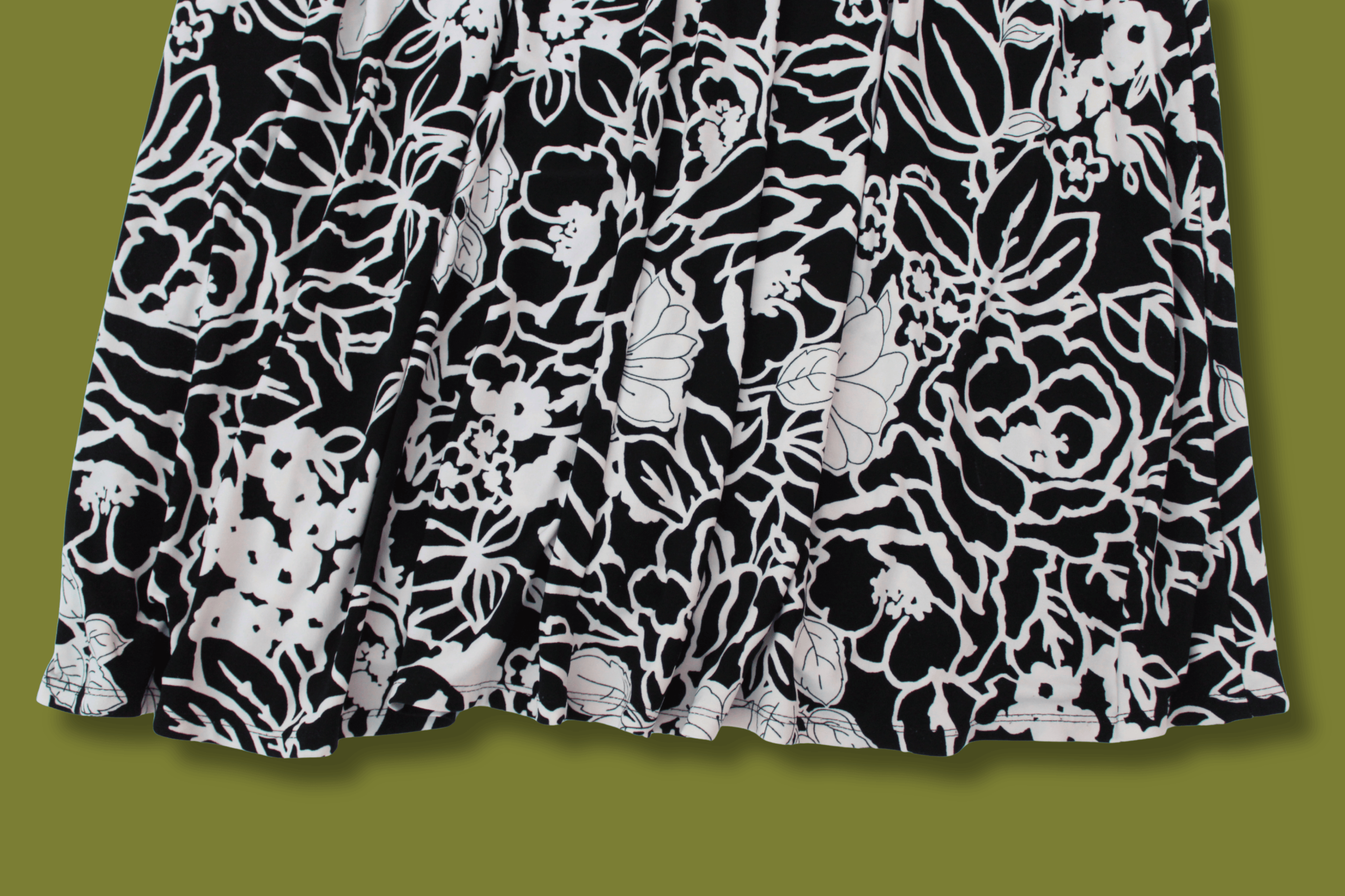 Floral Ruched Midi Dress