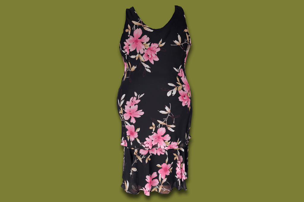 Floral Tiered Maxi Dress (Plus Sized)