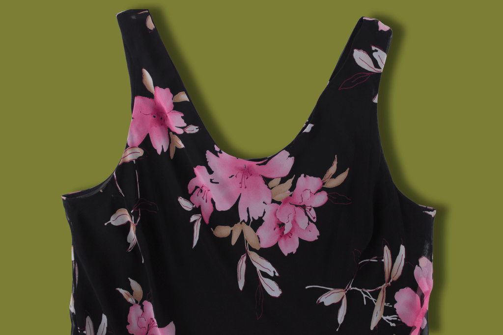 Floral Tiered Maxi Dress (Plus Sized)