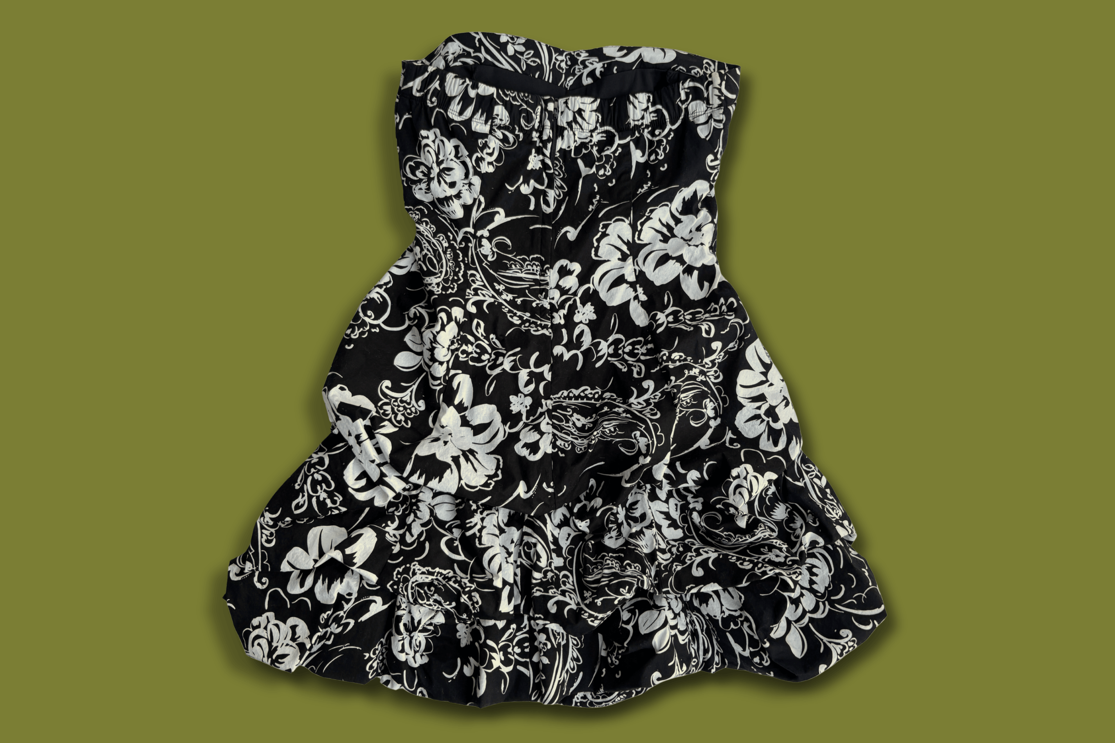 Floral Bubble Mini Dress