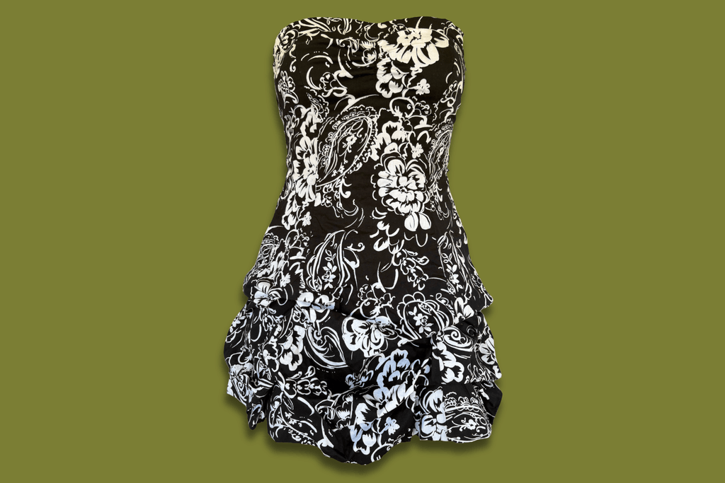 Floral Bubble Mini Dress