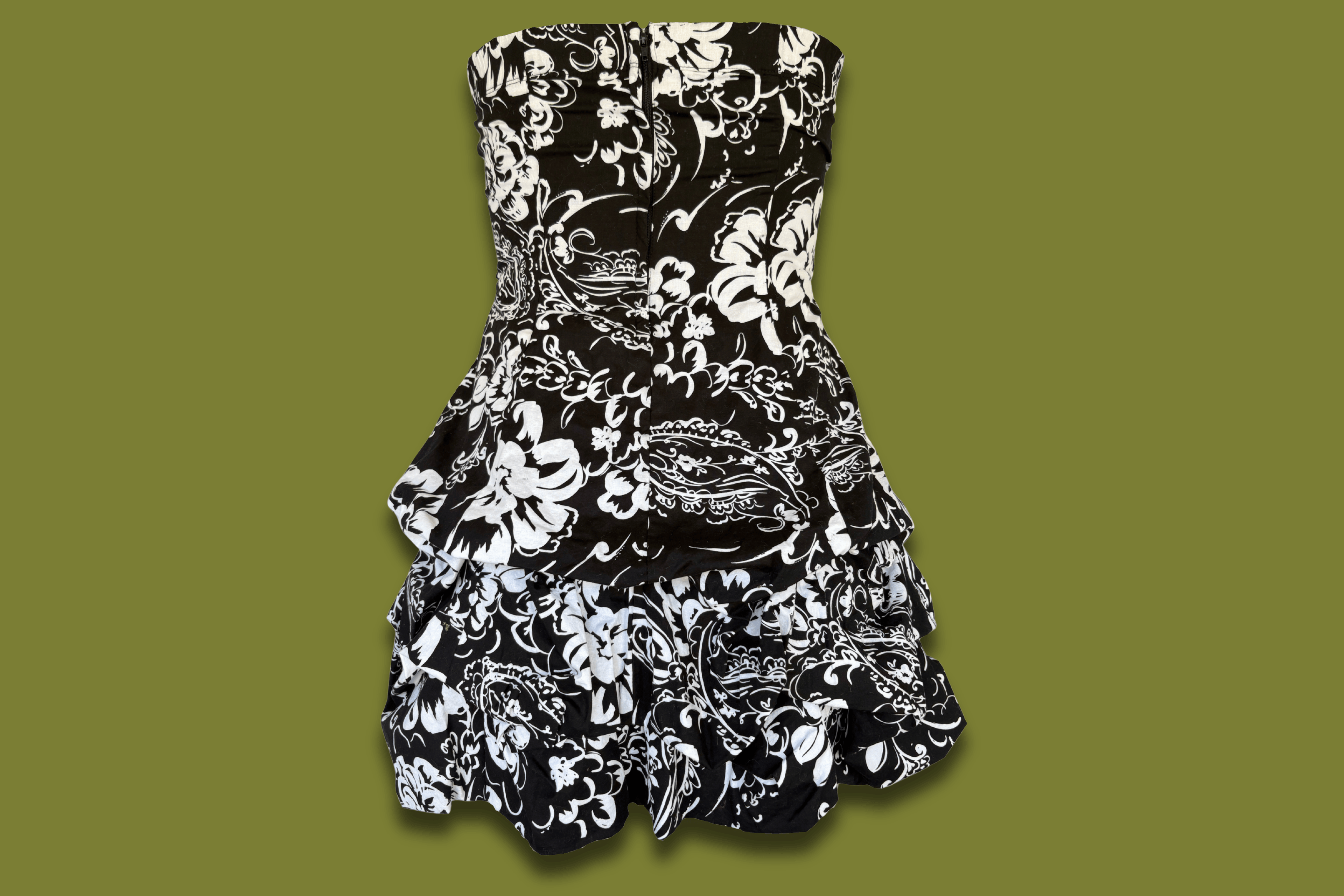Floral Bubble Mini Dress
