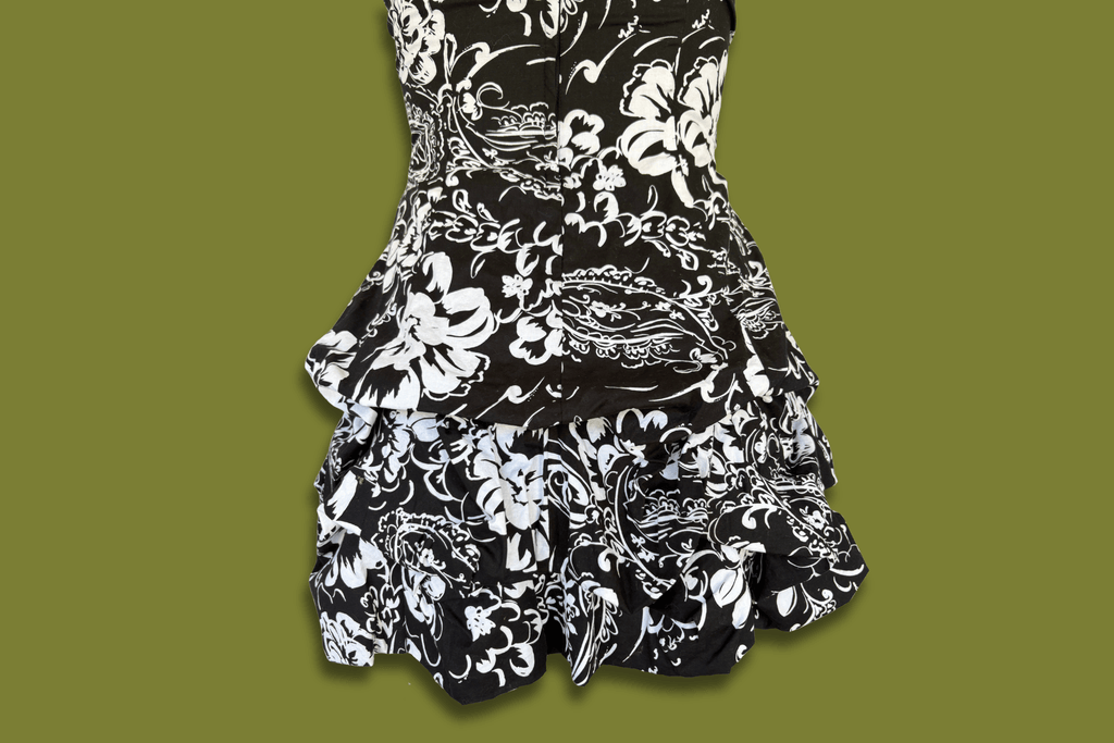 Floral Bubble Mini Dress