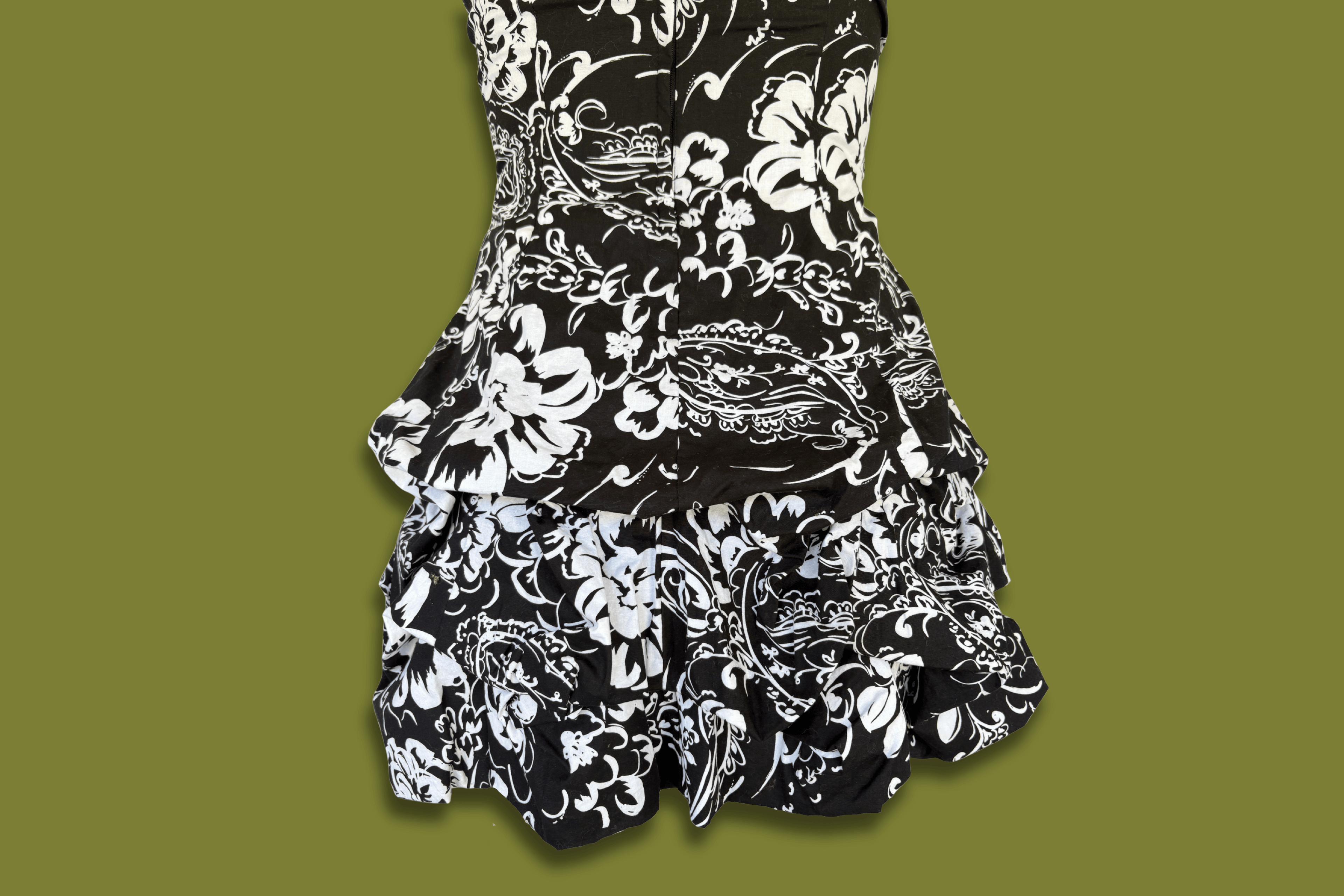 Floral Bubble Mini Dress