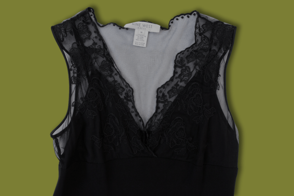 Lace-top Midi Dress (Nine-West)