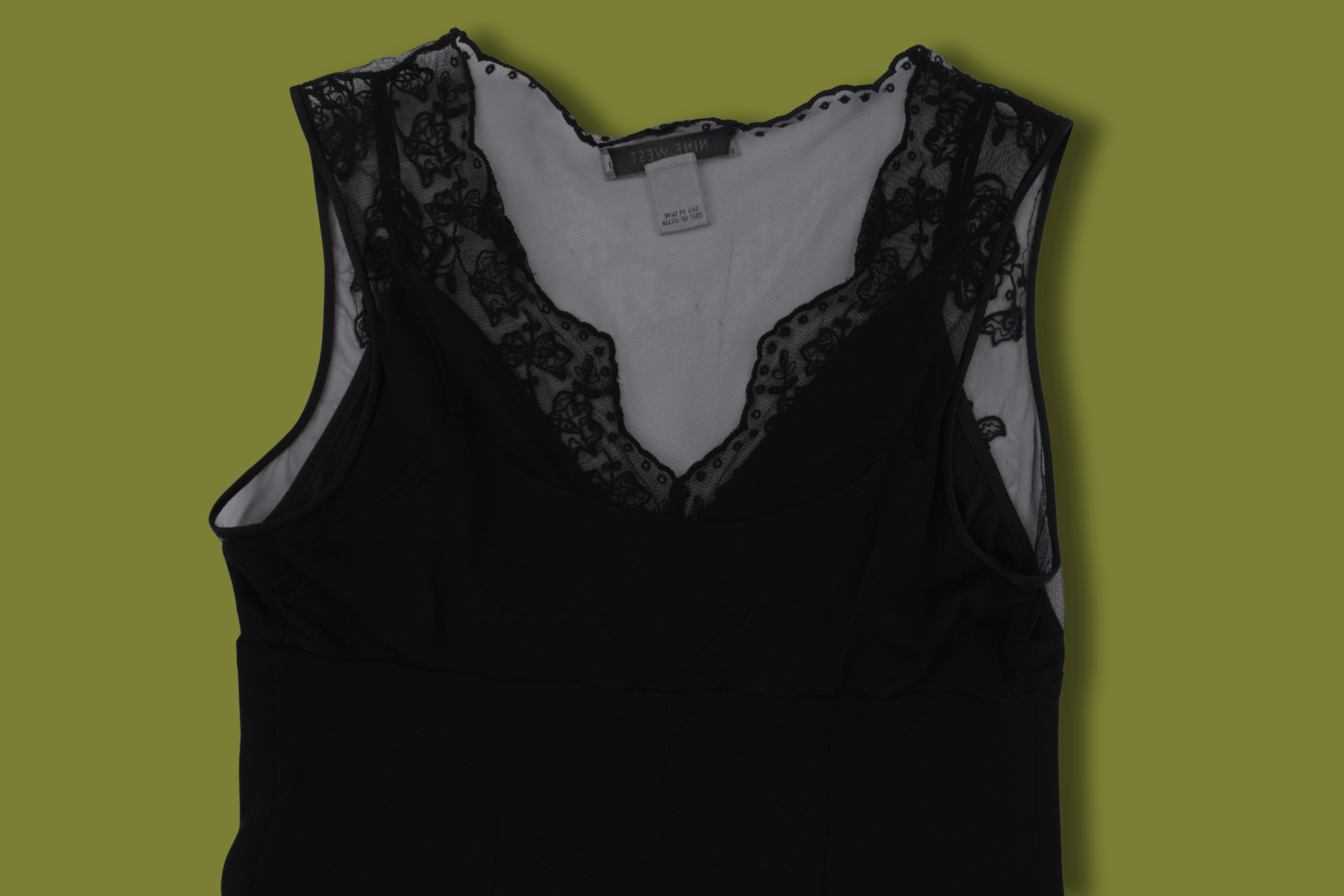 Lace-top Midi Dress (Nine-West)