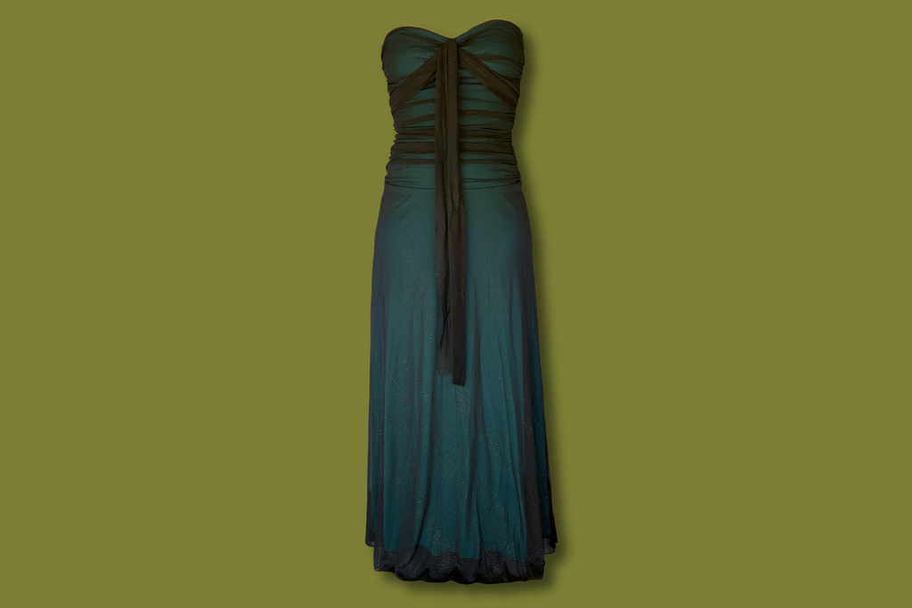 Sparkly Halter-Neck Gown
