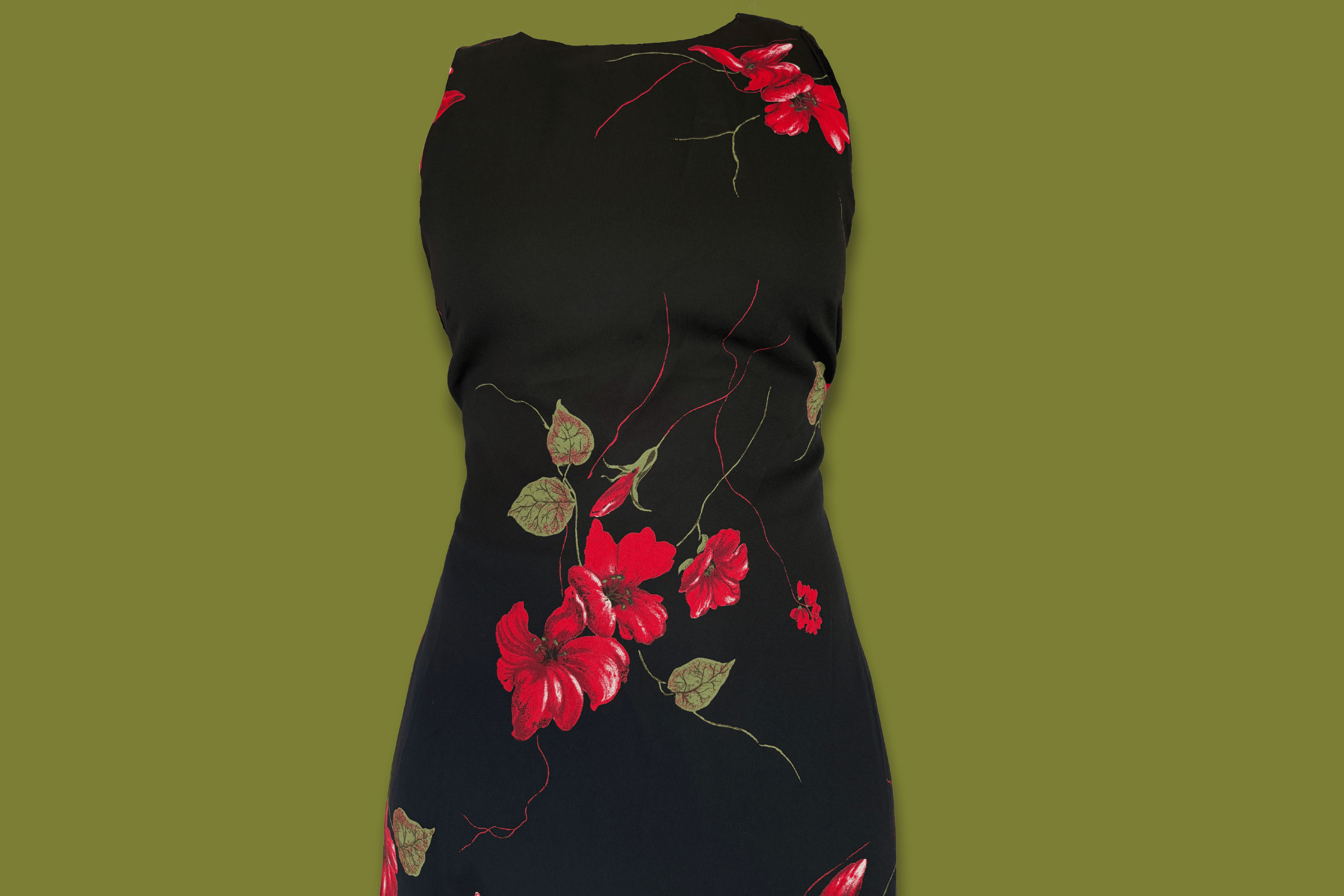 90's Floral Maxi Dress