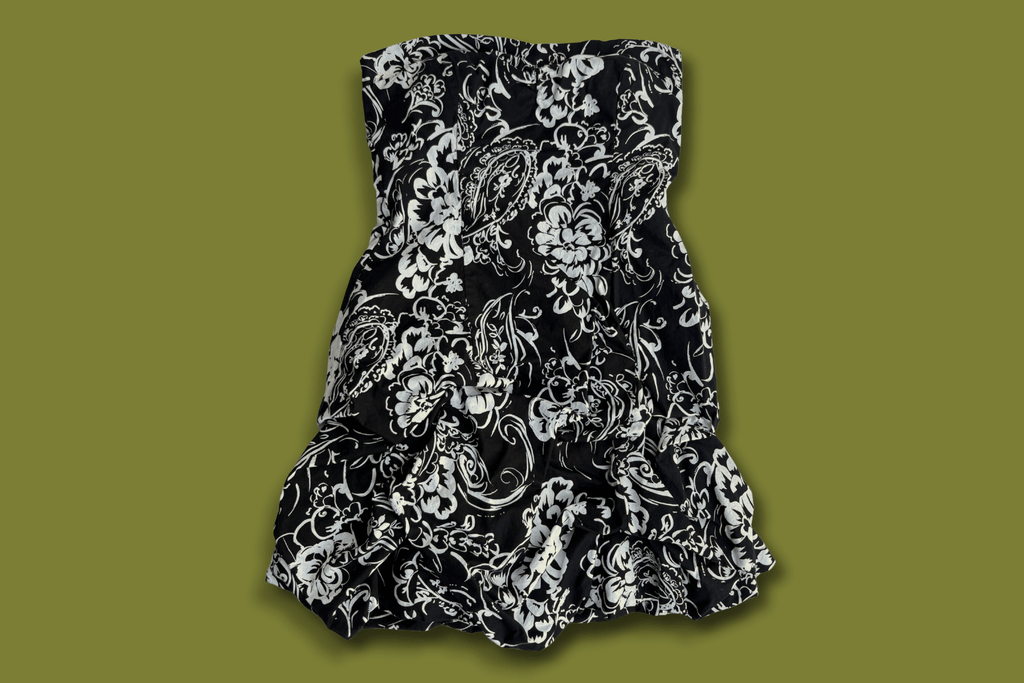 Floral Bubble Mini Dress