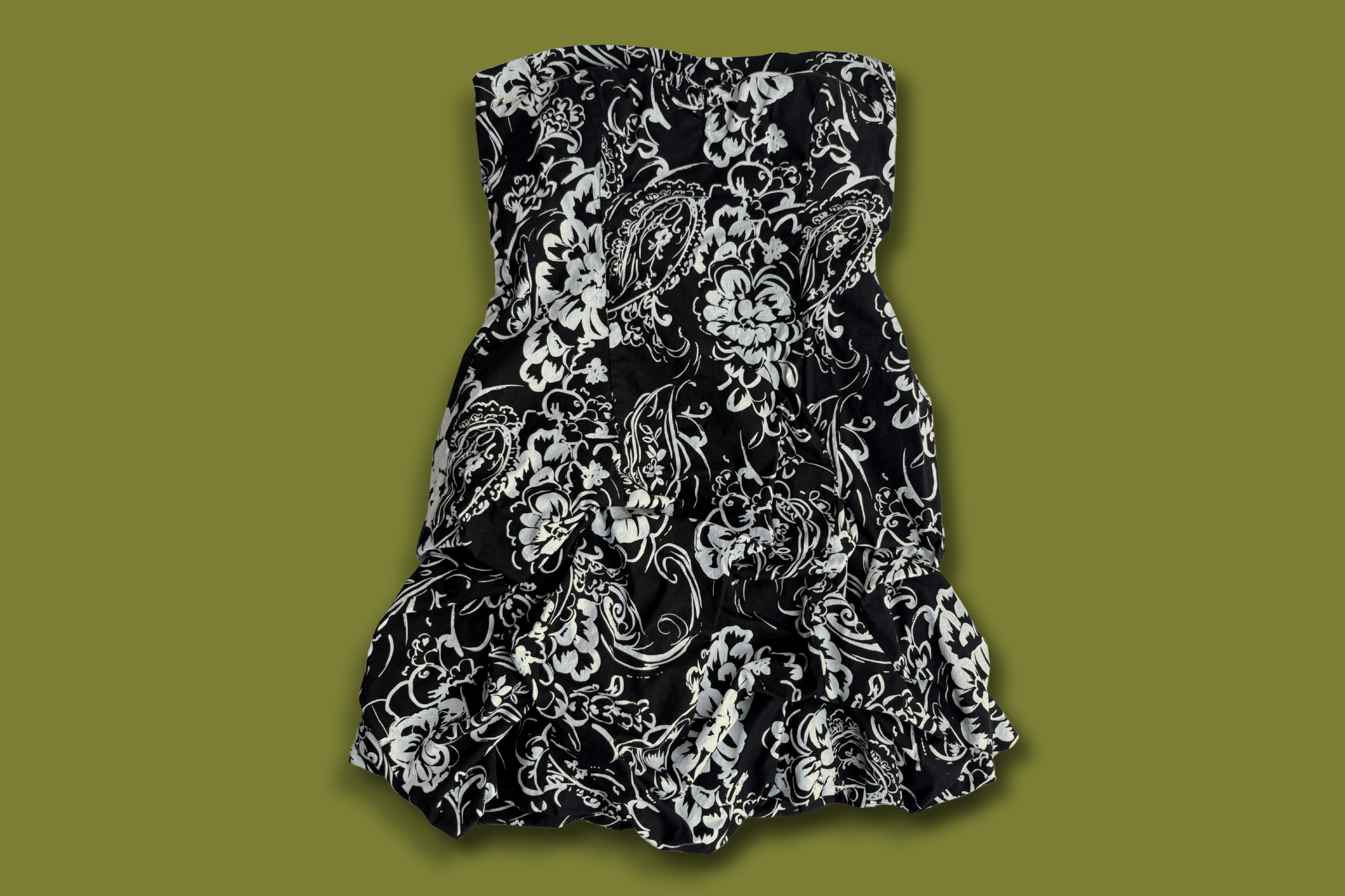 Floral Bubble Mini Dress