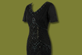 Beaded Fringe Flapper Dress