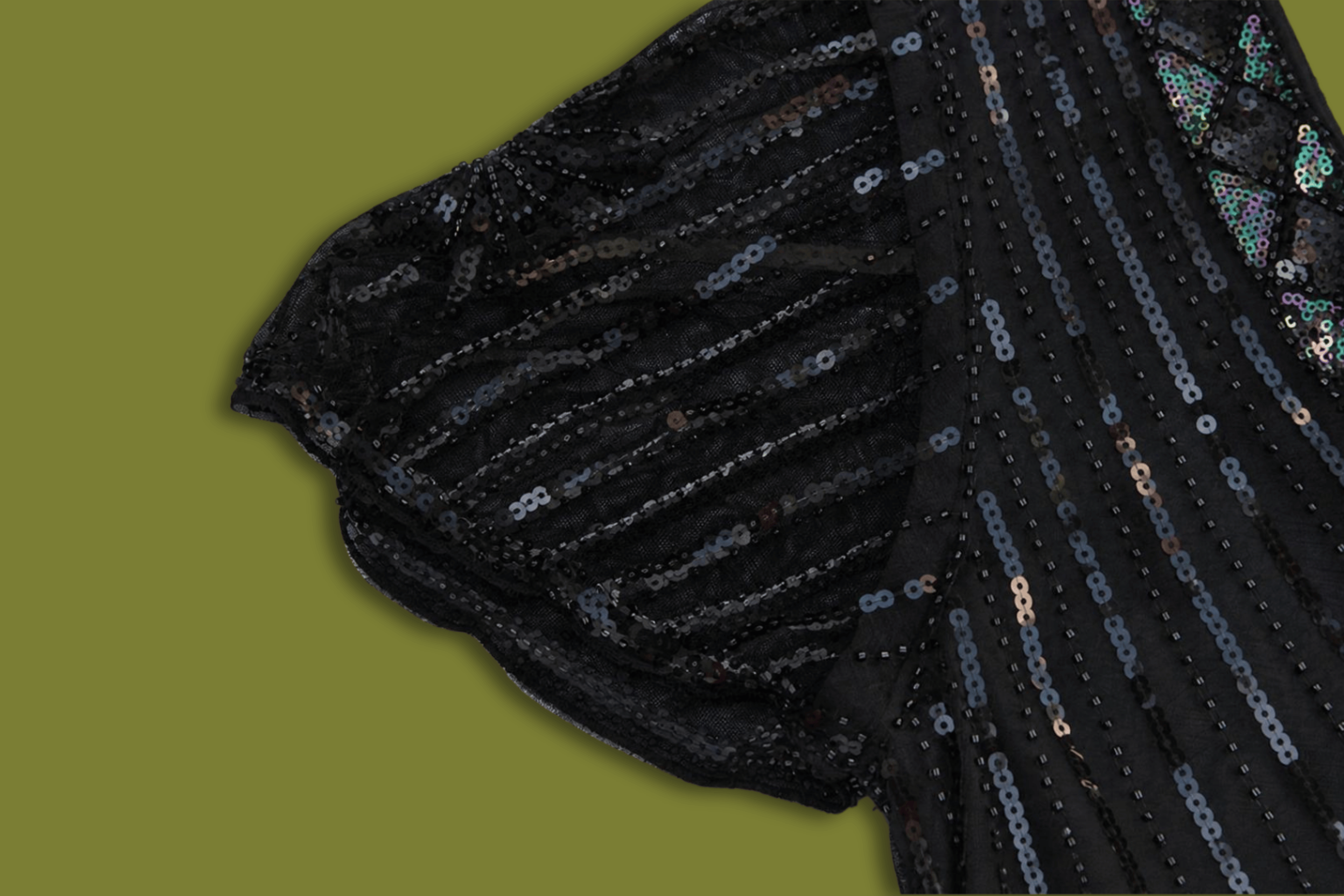 Beaded Fringe Flapper Dress