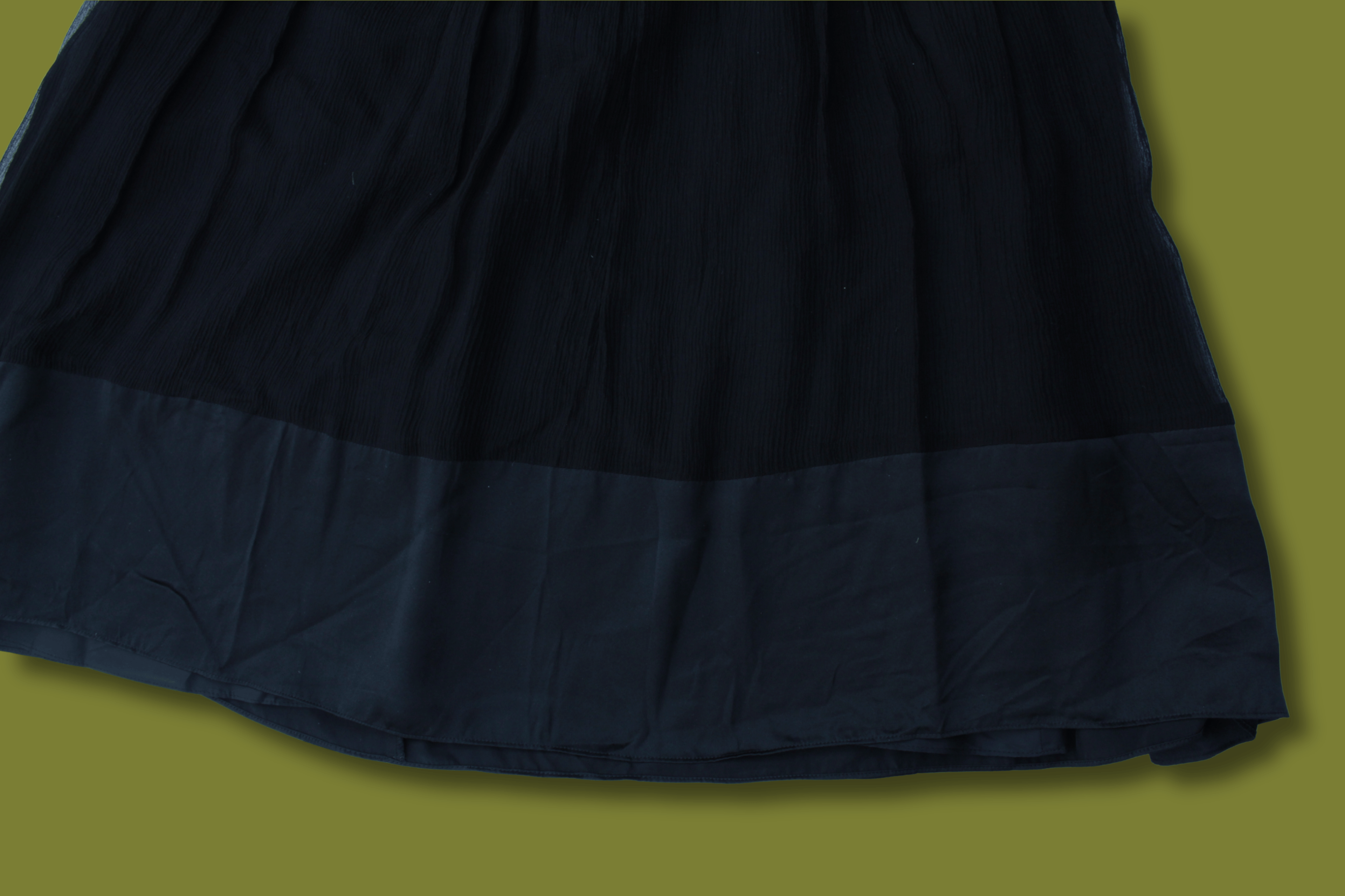 Chiffon Halter/Fit and Flare Dress