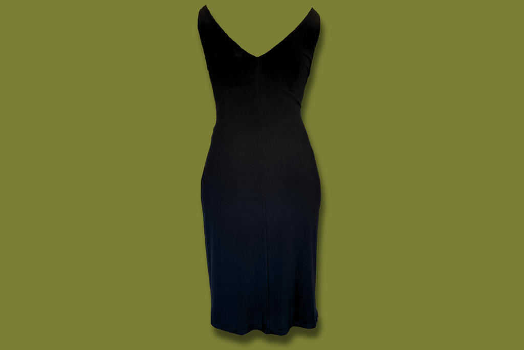Ribbon-front Midi Dress (Ralph Lauren)