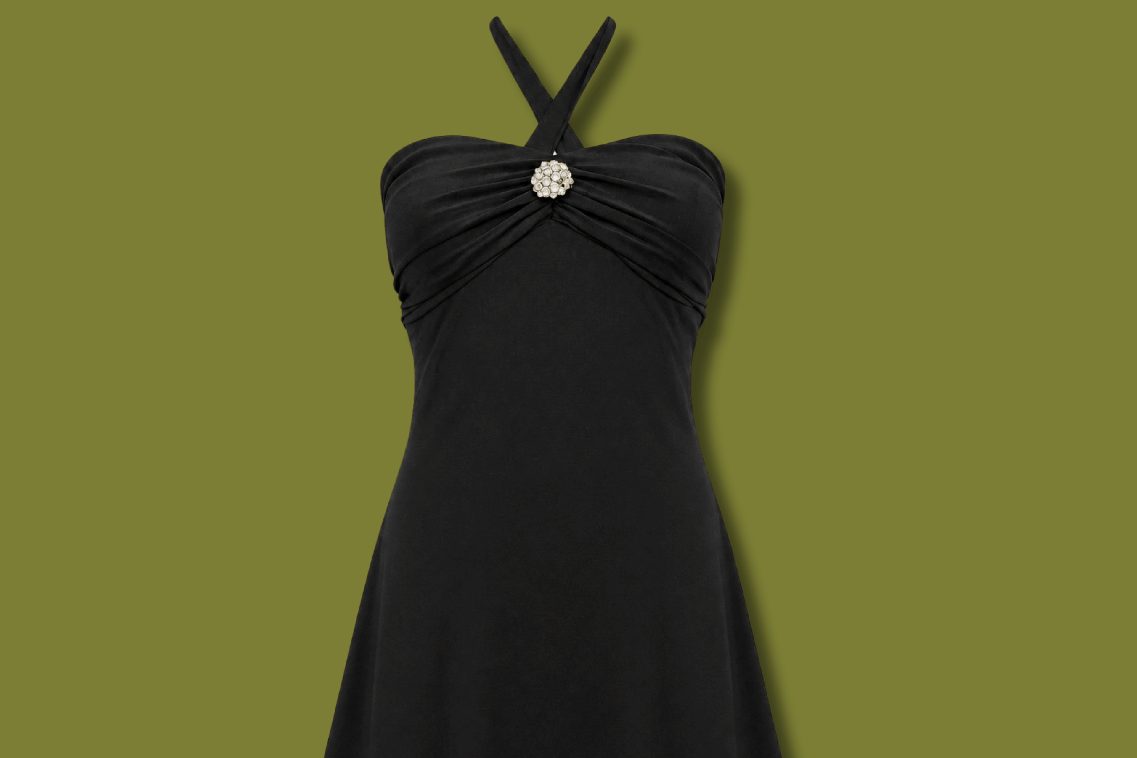 Y2K Halter Mini Dress