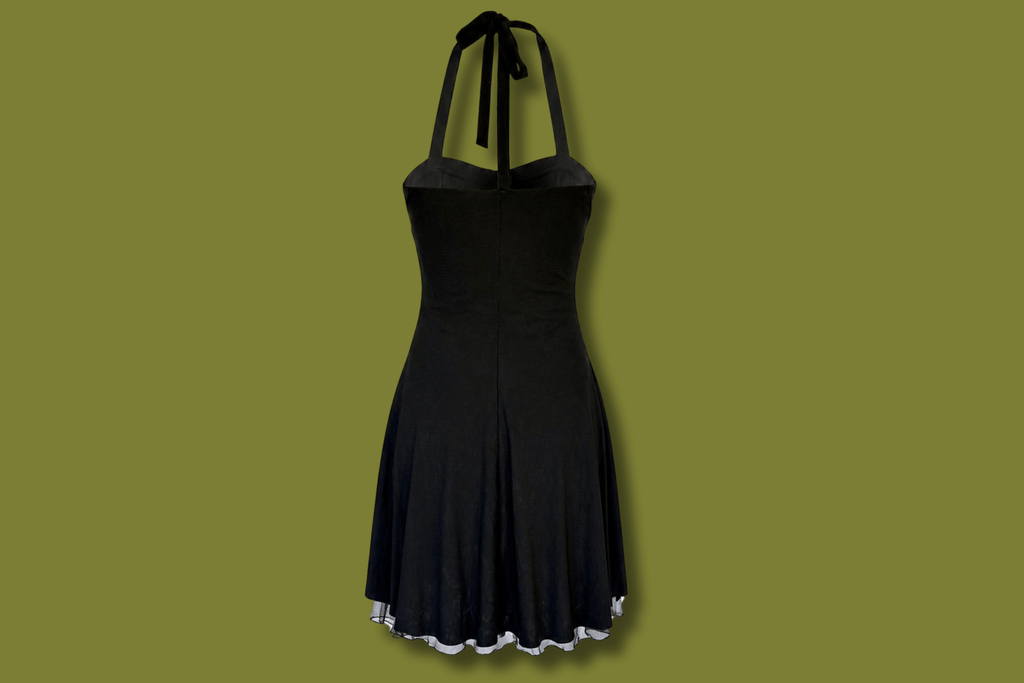 Y2K Halter Mini Dress