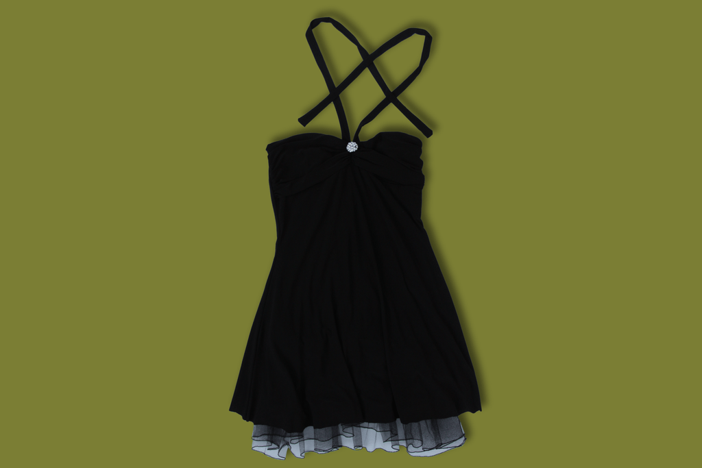 Y2K Halter Mini Dress