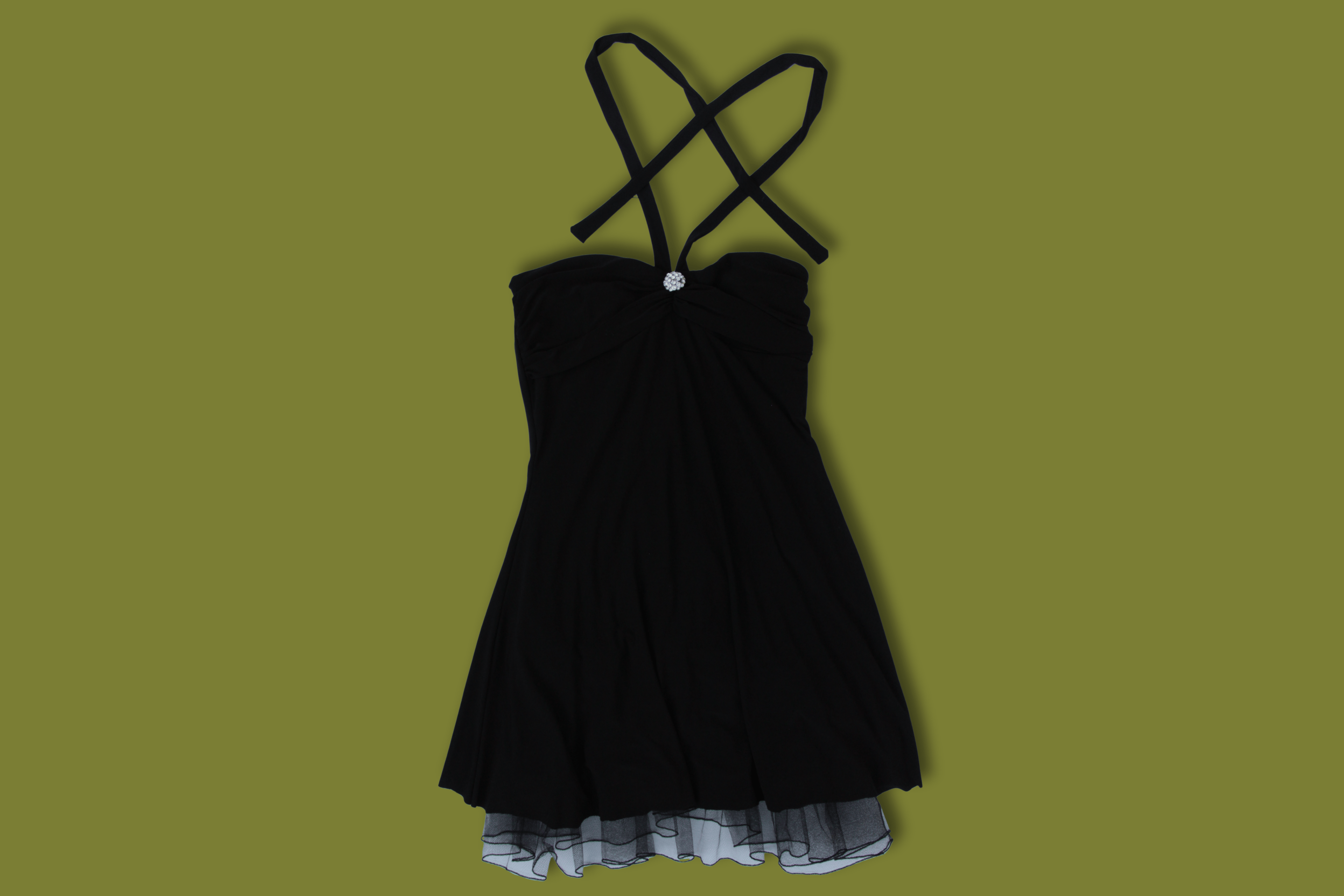 Y2K Halter Mini Dress
