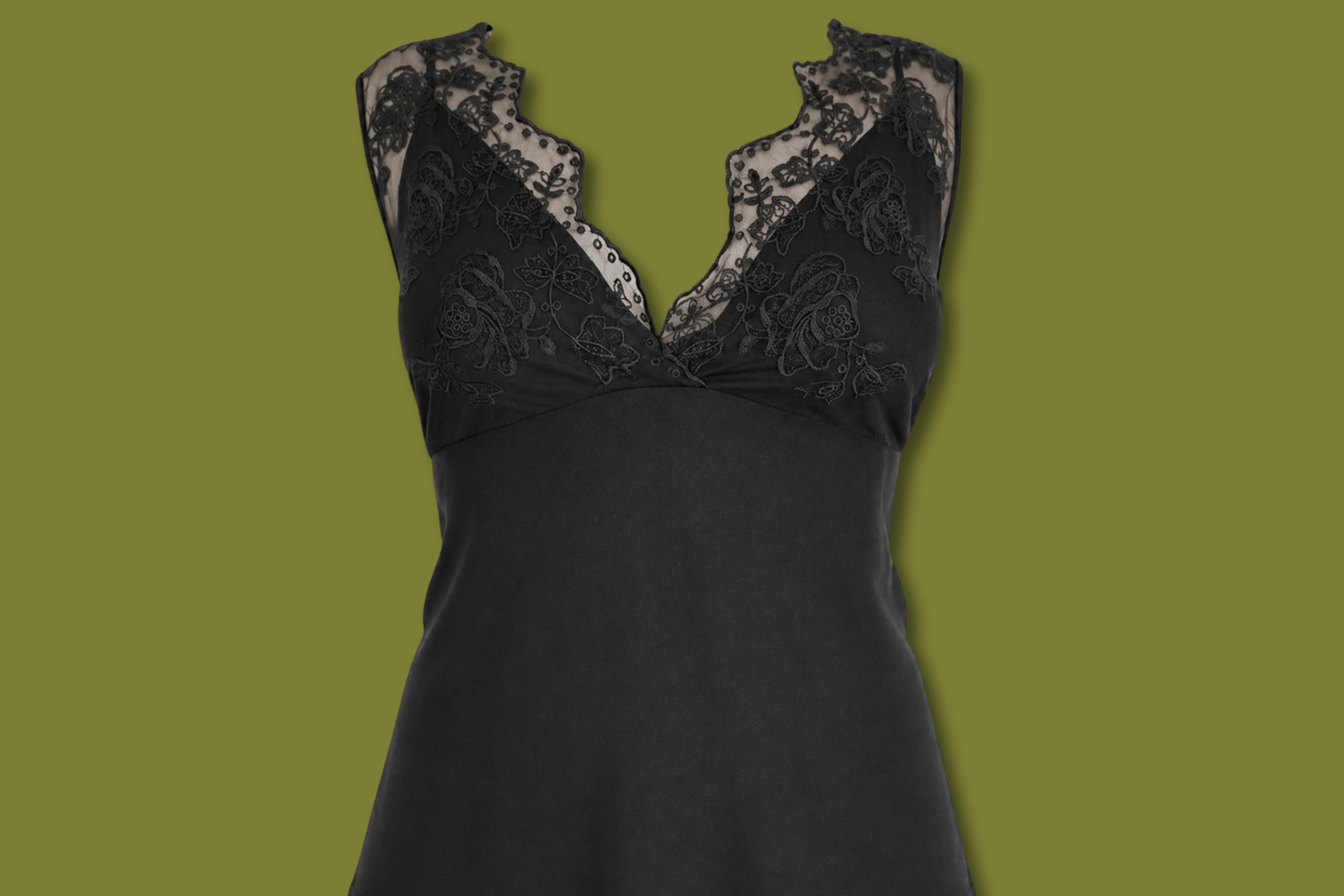 Lace-top Midi Dress (Nine-West)