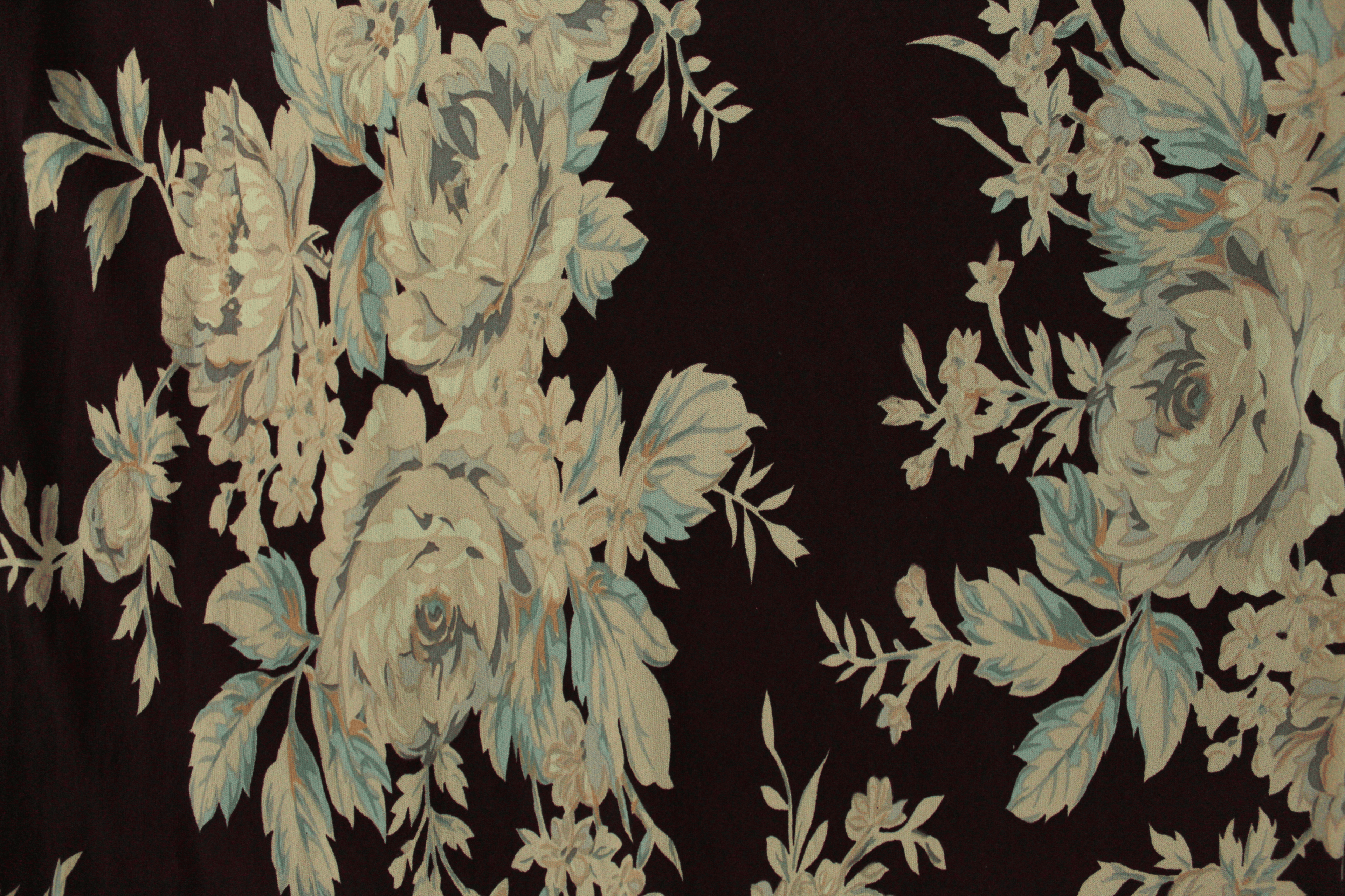 Brown Floral Maxi Dress