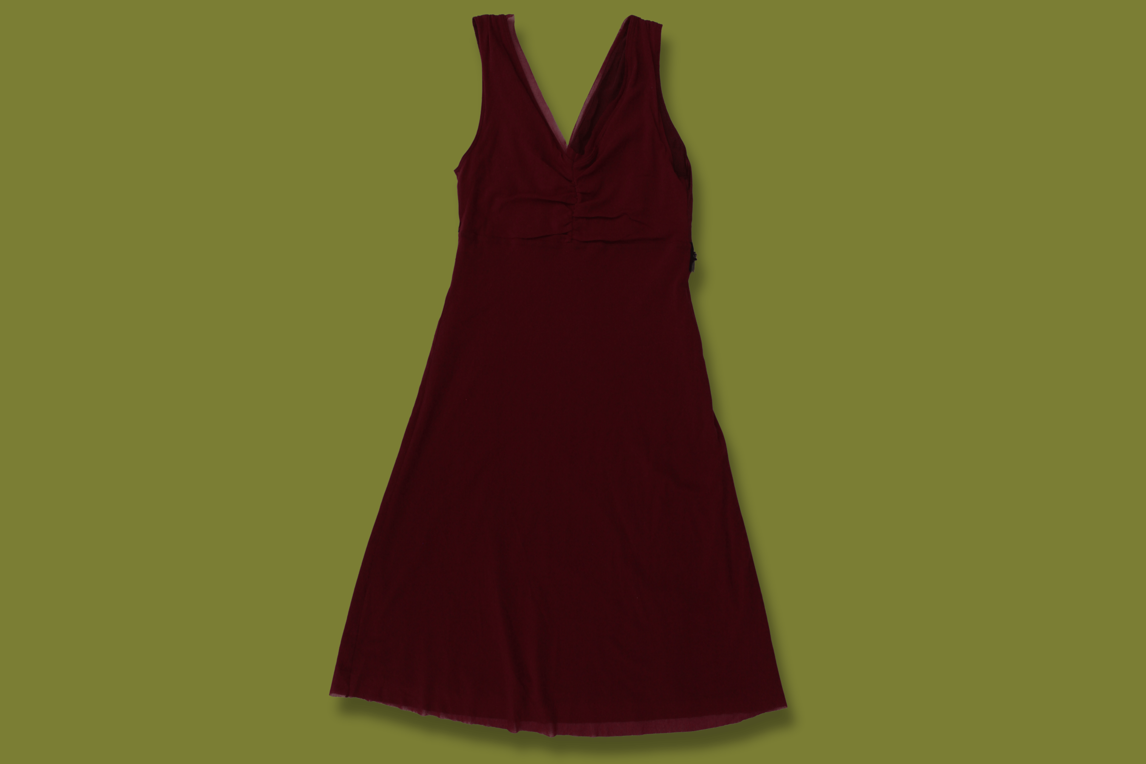 Silk Beaded Midi Dress