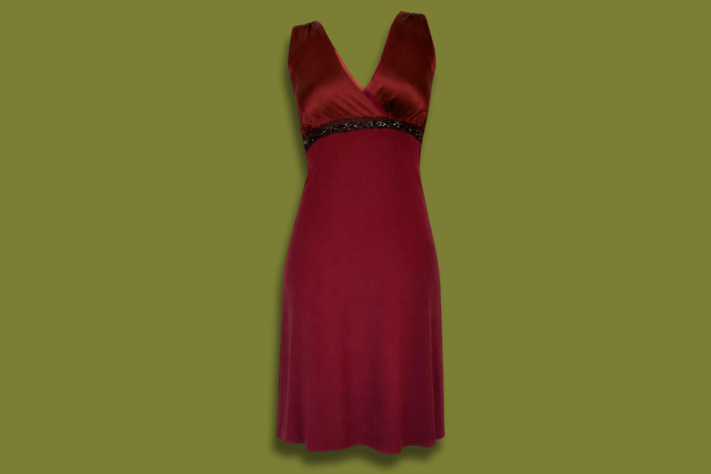 Silk Beaded Midi Dress