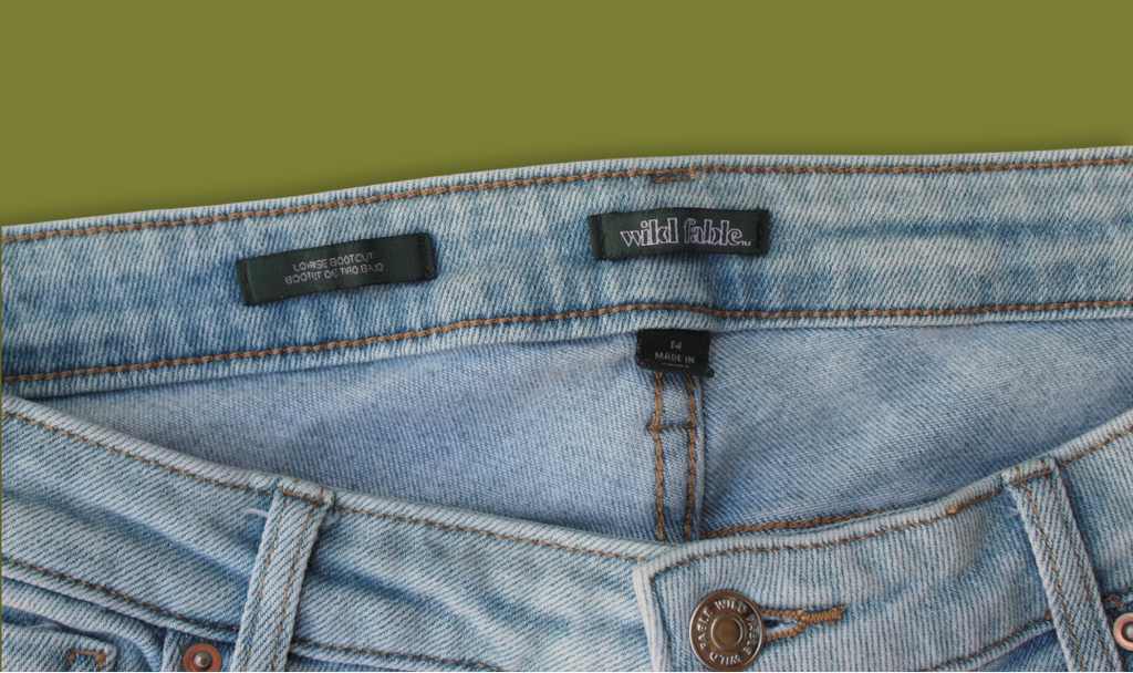 Butterfly-bedazzled Mid-rise Flare Jeans