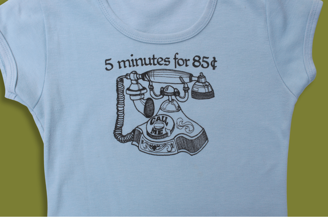 "Call Me" Graphic Baby-tee