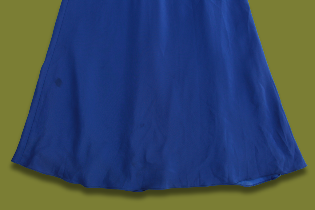 Cowl Neck Drape-Back Gown
