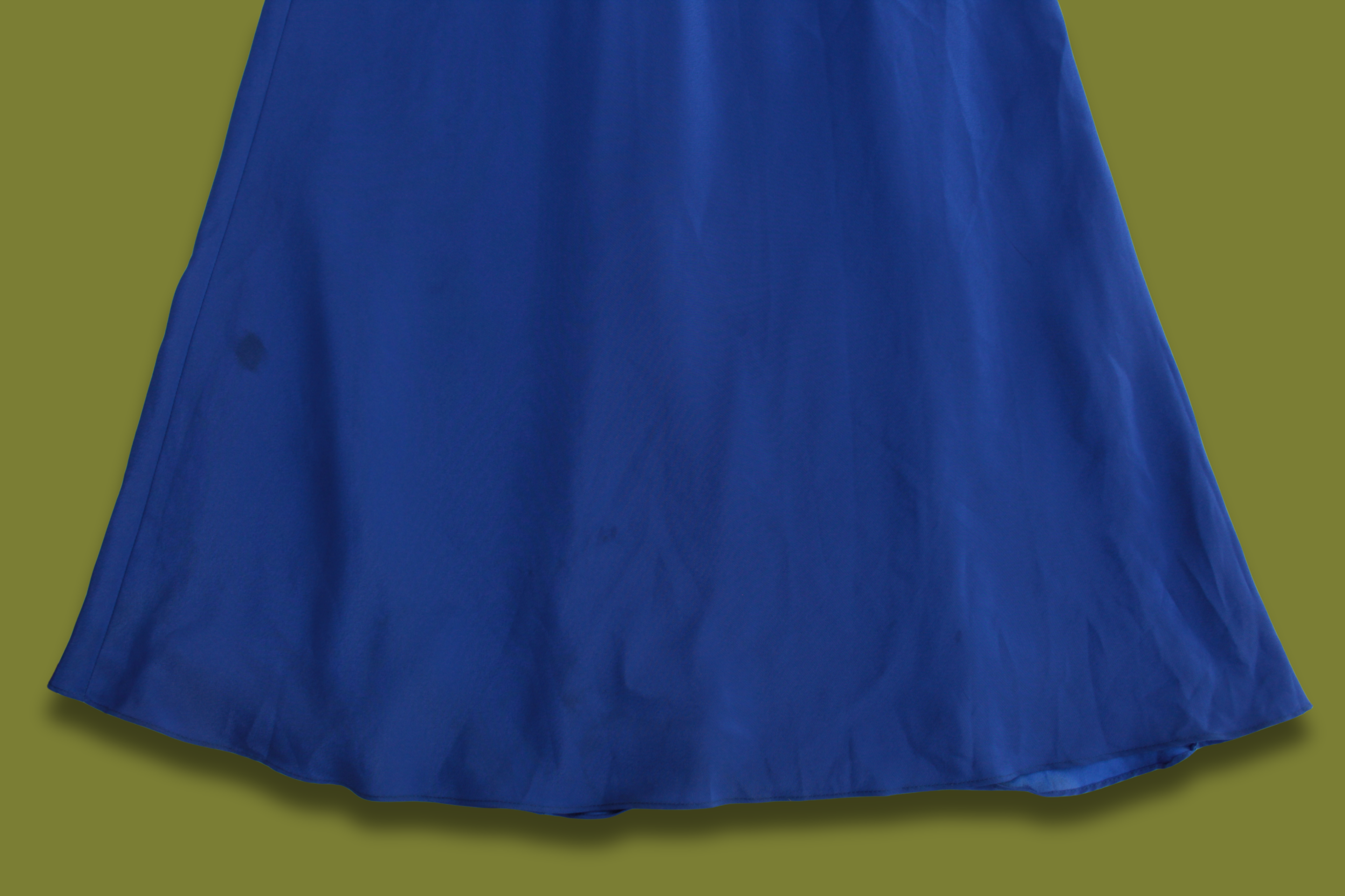 Cowl Neck Drape-Back Gown