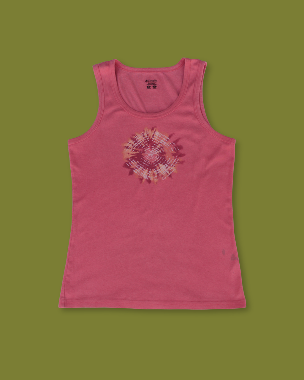 "Colombia" Tie-dye Graphic Tank
