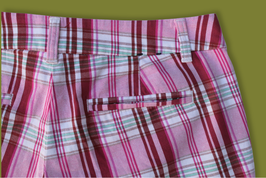 Colorful Plaid Mini Shorts