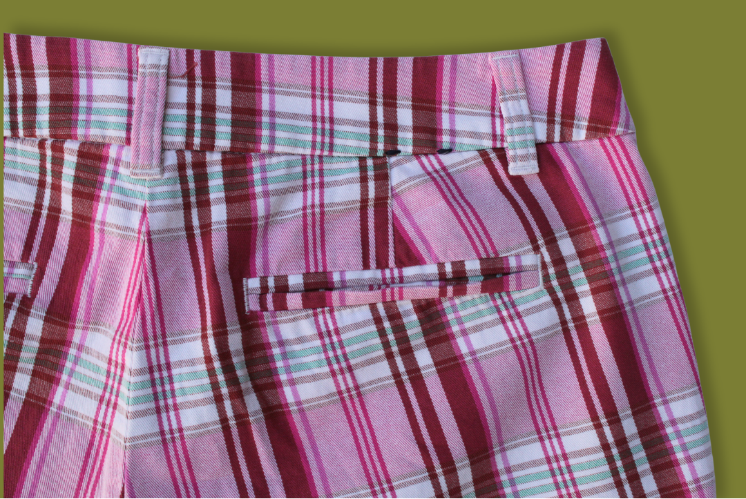 Colorful Plaid Mini Shorts