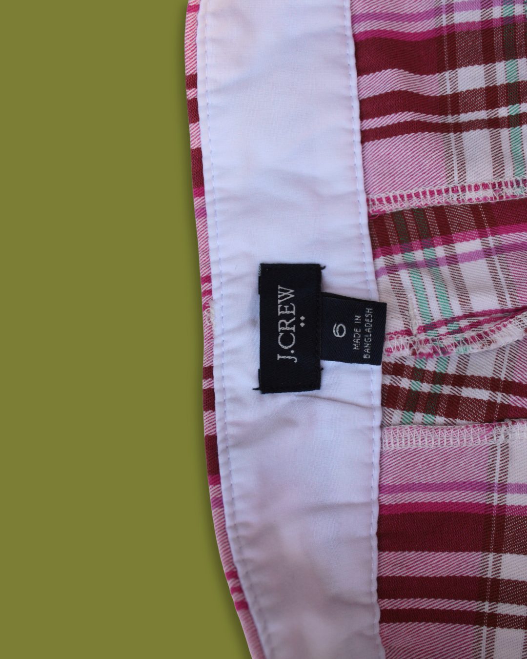 Colorful Plaid Mini Shorts